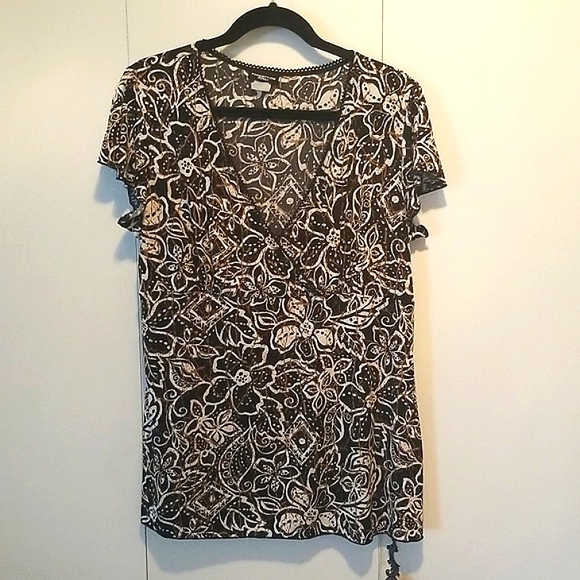 Perseption Tops - Plus Size Casual Top 2X